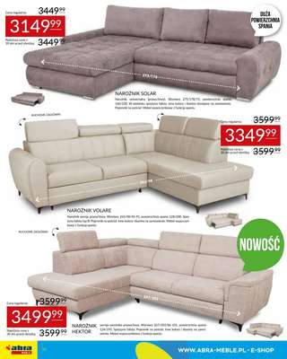 Abra Meble - gazetka promocyjna Gazetka od piątku 09.01 do środy 28.01 - strona 10