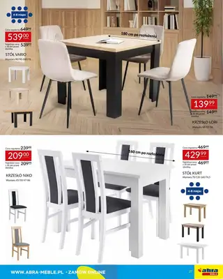 Abra Meble - gazetka promocyjna Gazetka od piątku 09.01 do środy 28.01 - strona 27