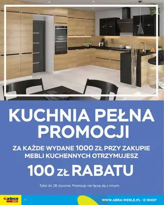 Abra Meble - gazetka promocyjna Gazetka od piątku 09.01 do środy 28.01 - strona 30