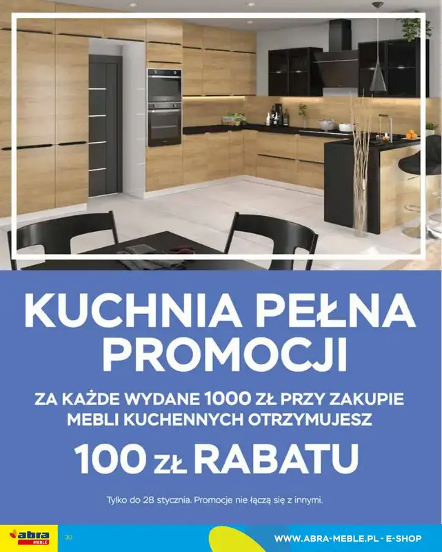 Abra Meble - gazetka promocyjna Gazetka od piątku 09.01 do środy 28.01 - strona 30