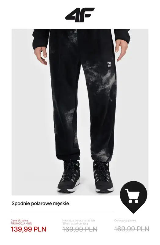 4F - gazetka promocyjna Wyprzedaż do -50% – nowe okazje cenowe! od czwartku 08.01  - strona 14
