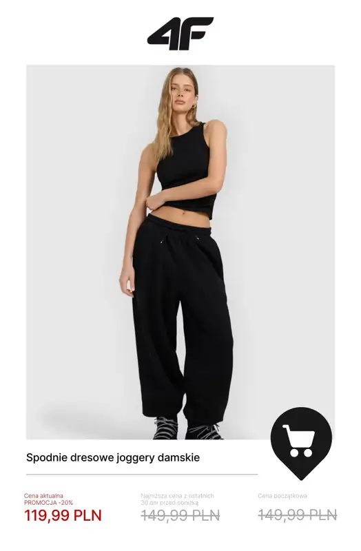 4F - gazetka promocyjna Wyprzedaż do -50% – nowe okazje cenowe! od czwartku 08.01  - strona 9