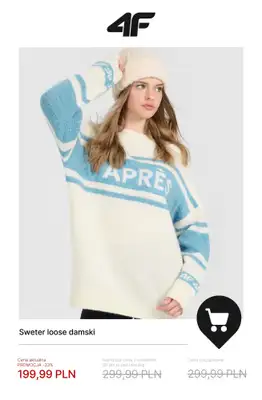 4F - gazetka promocyjna Wyprzedaż do -50% – nowe okazje cenowe! od czwartku 08.01  - strona 12