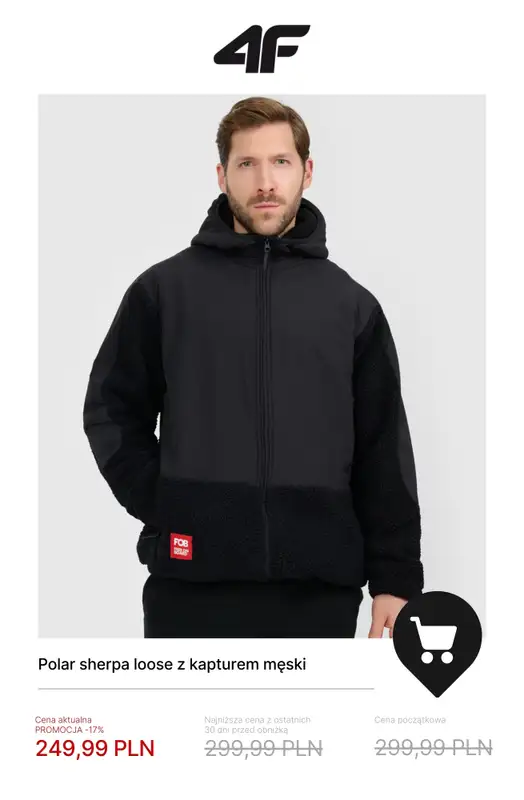4F - gazetka promocyjna Wyprzedaż do -50% – nowe okazje cenowe! od czwartku 08.01  - strona 15