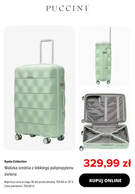 BEST SALE - gazetka promocyjna Puccini | -30% na wybrane walizki od czwartku 08.01 do poniedziałku 26.01 - strona 9