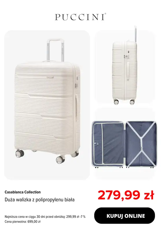 BEST SALE - gazetka promocyjna Puccini | -30% na wybrane walizki od czwartku 08.01 do poniedziałku 26.01 - strona 4