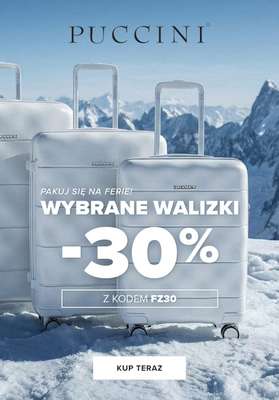 BEST SALE - gazetka promocyjna Puccini | -30% na wybrane walizki od czwartku 08.01 do poniedziałku 26.01