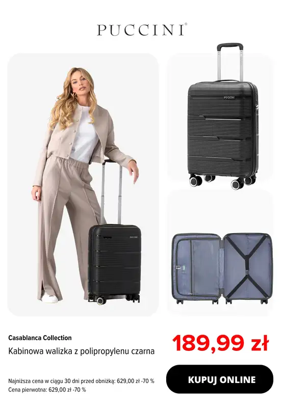 BEST SALE - gazetka promocyjna Puccini | -30% na wybrane walizki od czwartku 08.01 do poniedziałku 26.01 - strona 2
