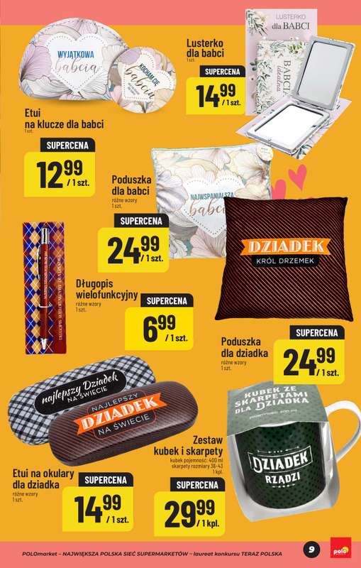 POLOmarket - gazetka promocyjna Katalog Dzień Babci i Dziadka od piątku 09.01 do czwartku 29.01 - strona 9