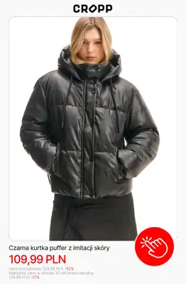 Cropp - gazetka promocyjna Wyprzedaż: kurtki i płaszcze dla niej od czwartku 08.01  - strona 4
