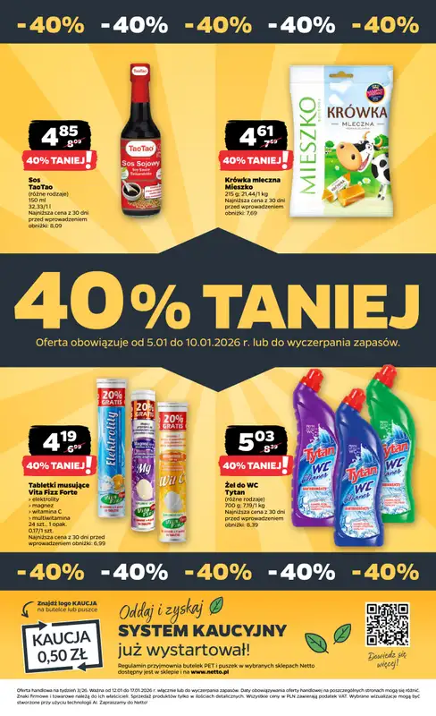 Netto - gazetka promocyjna Gazetka Spożywcza  do soboty 17.01 - strona 28