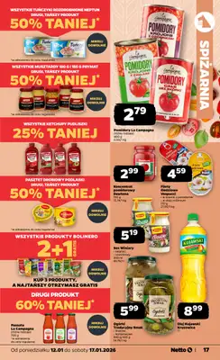 Netto - gazetka promocyjna Gazetka Spożywcza  do soboty 17.01 - strona 17