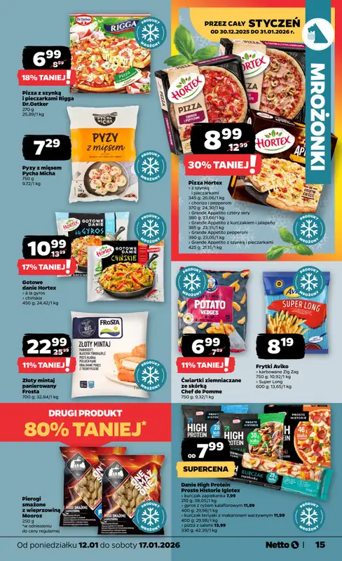 Netto - gazetka promocyjna Gazetka Spożywcza  do soboty 17.01 - strona 15