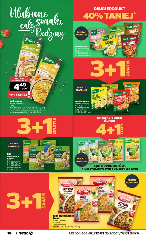Netto - gazetka promocyjna Gazetka Spożywcza  do soboty 17.01 - strona 18