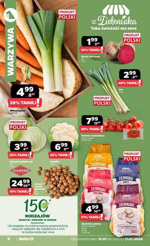 Netto - gazetka promocyjna Gazetka Spożywcza  do soboty 17.01 - strona 6