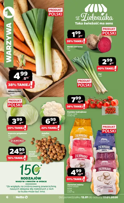 Netto - gazetka promocyjna Gazetka Spożywcza  do soboty 17.01 - strona 6