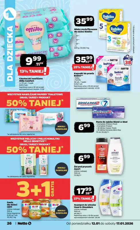 Netto - gazetka promocyjna Gazetka Spożywcza  do soboty 17.01 - strona 26