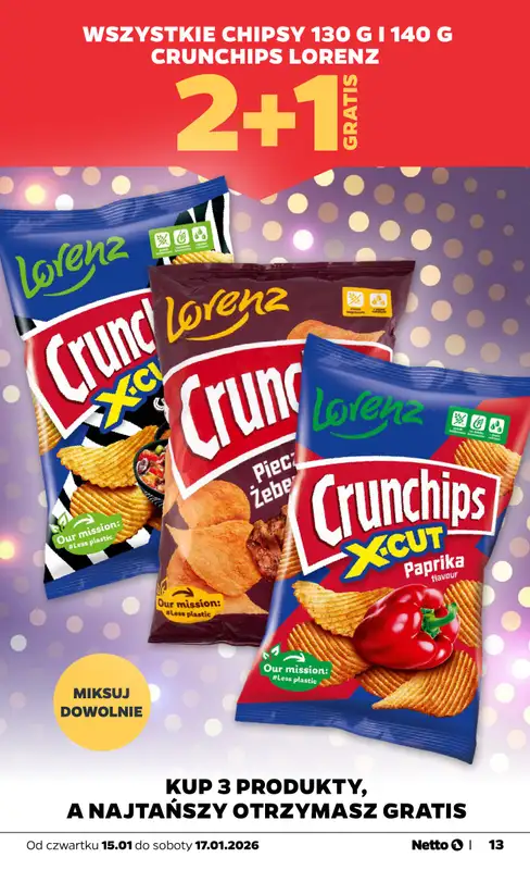 Netto - gazetka promocyjna Gazetka Spożywcza  do soboty 17.01 - strona 13