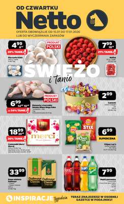 Netto - gazetka promocyjna Gazetka Spożywcza  do soboty 17.01