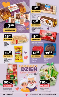 Netto - gazetka promocyjna Gazetka Spożywcza  do soboty 17.01 - strona 14