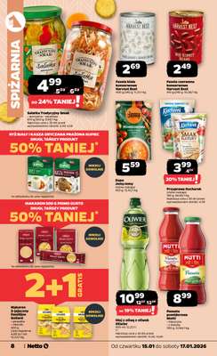 Netto - gazetka promocyjna Gazetka Spożywcza od czwartku 15.01 do soboty 17.01 - strona 8