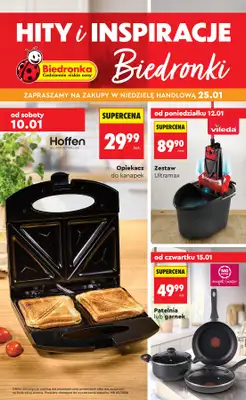 Biedronka - gazetka promocyjna Hity i inspiracje od 10.01 od soboty 10.01 do środy 28.01