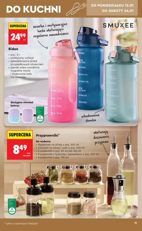 Biedronka - gazetka promocyjna Hity i inspiracje od 10.01 od soboty 10.01 do środy 28.01 - strona 13