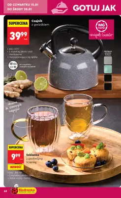 Biedronka - gazetka promocyjna Hity i inspiracje od 10.01 od soboty 10.01 do środy 28.01 - strona 44