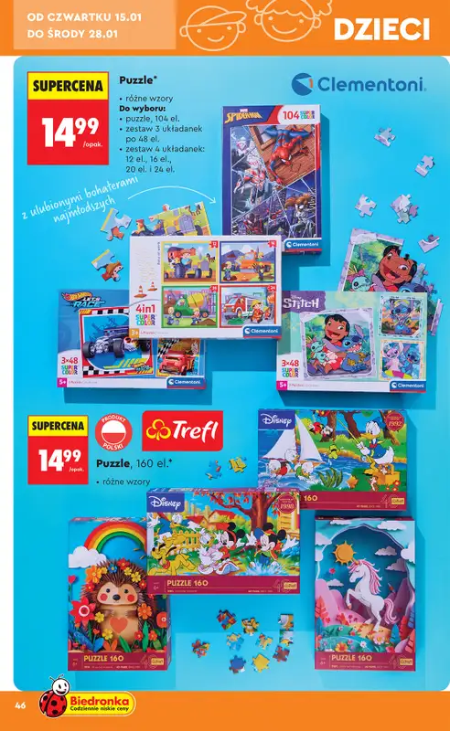 Biedronka - gazetka promocyjna Hity i inspiracje od 10.01 od soboty 10.01 do środy 28.01 - strona 48