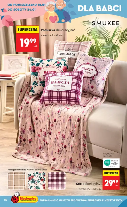Biedronka - gazetka promocyjna Hity i inspiracje od 10.01 od soboty 10.01 do środy 28.01 - strona 24
