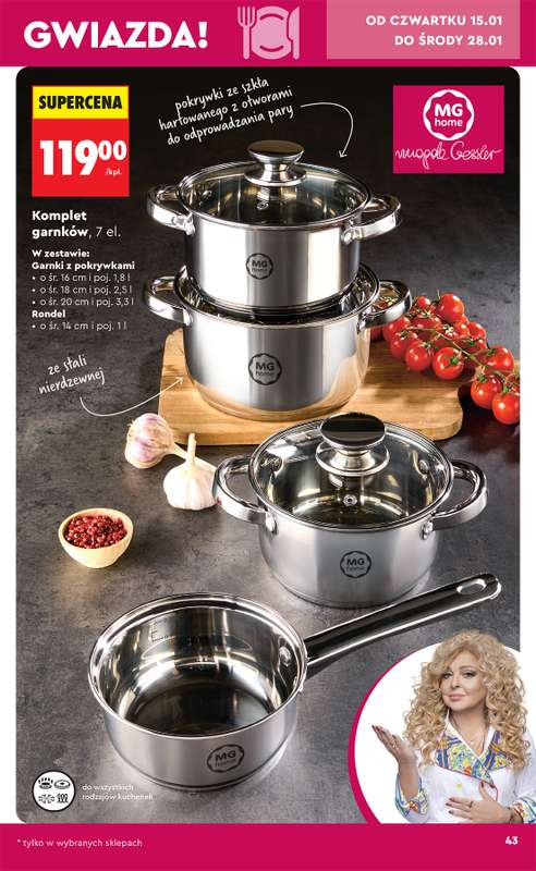 Biedronka - gazetka promocyjna Hity i inspiracje od 10.01 od soboty 10.01 do środy 28.01 - strona 45