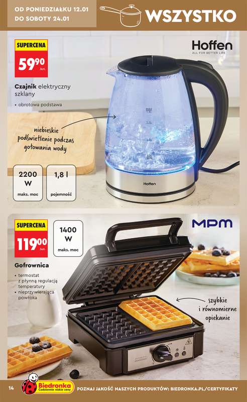 Biedronka - gazetka promocyjna Hity i inspiracje od 10.01 od soboty 10.01 do środy 28.01 - strona 16