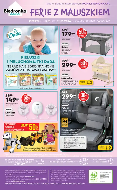 Biedronka - gazetka promocyjna Hity i inspiracje od 10.01 od soboty 10.01 do środy 28.01 - strona 58