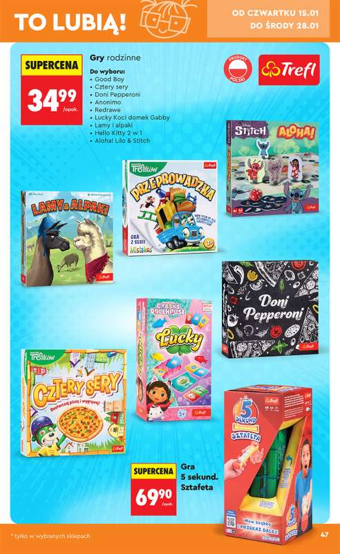 Biedronka - gazetka promocyjna Hity i inspiracje od 10.01 od soboty 10.01 do środy 28.01 - strona 49