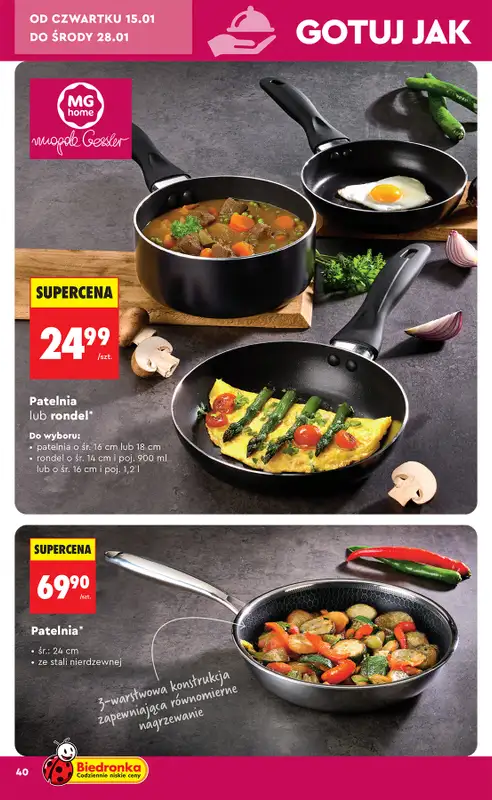 Biedronka - gazetka promocyjna Hity i inspiracje od 10.01 od soboty 10.01 do środy 28.01 - strona 42