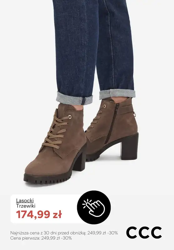 CCC - gazetka promocyjna Trzewiki na obcasie - PROMOCJE od piątku 09.01  - strona 9