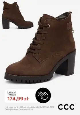 CCC - gazetka promocyjna Trzewiki na obcasie - PROMOCJE od piątku 09.01  - strona 8