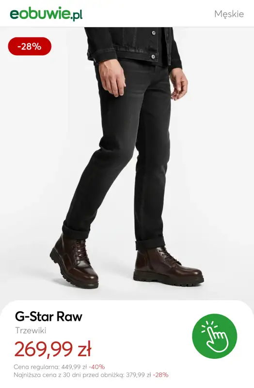 eobuwie.pl - gazetka promocyjna Buty męskie do -50% od piątku 09.01  - strona 4