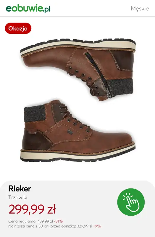 eobuwie.pl - gazetka promocyjna Buty męskie do -50% od piątku 09.01  - strona 7