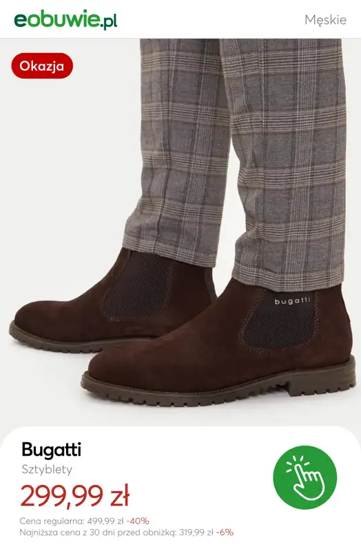 eobuwie.pl - gazetka promocyjna Buty męskie do -50% od piątku 09.01  - strona 10