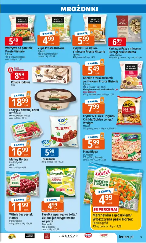 Leclerc - gazetka promocyjna Oferta E.Leclerc I Dzień Babci i Dziadka w dobrej cenie   - strona 3