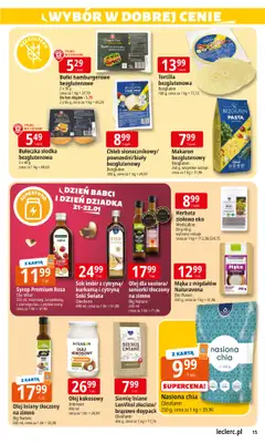 Leclerc - gazetka promocyjna Oferta E.Leclerc I Dzień Babci i Dziadka w dobrej cenie od wtorku 13.01 do niedzieli 25.01 - strona 15