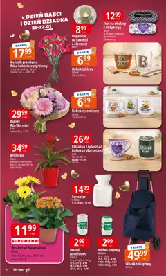 Leclerc - gazetka promocyjna Oferta E.Leclerc I Dzień Babci i Dziadka w dobrej cenie od wtorku 13.01 do niedzieli 25.01 - strona 22