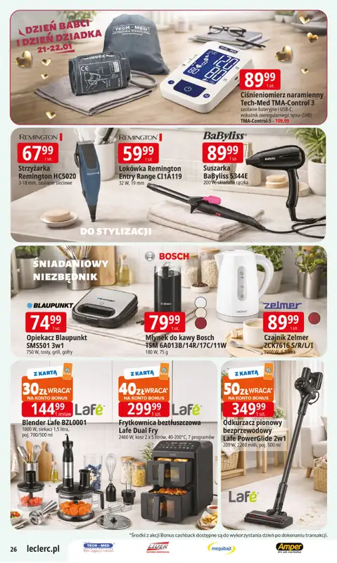 Leclerc - gazetka promocyjna Oferta E.Leclerc I Dzień Babci i Dziadka w dobrej cenie od wtorku 13.01 do niedzieli 25.01 - strona 26