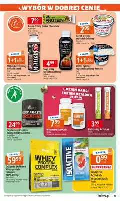 Leclerc - gazetka promocyjna Oferta E.Leclerc I Dzień Babci i Dziadka w dobrej cenie od wtorku 13.01 do niedzieli 25.01 - strona 13