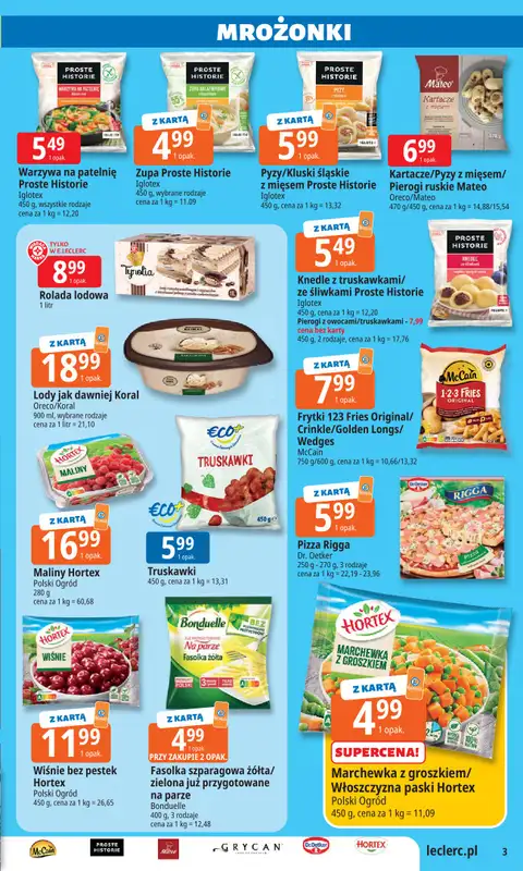 Leclerc - gazetka promocyjna Oferta E.Leclerc I Dzień Babci i Dziadka w dobrej cenie od wtorku 13.01 do niedzieli 25.01 - strona 3