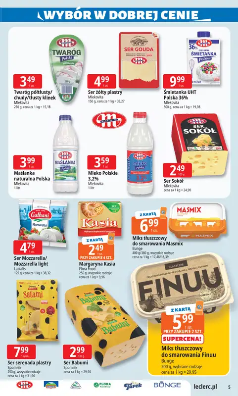 Leclerc - gazetka promocyjna Oferta E.Leclerc I Dzień Babci i Dziadka w dobrej cenie od wtorku 13.01 do niedzieli 25.01 - strona 5