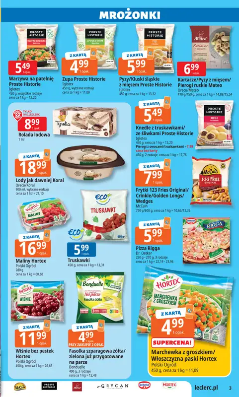 Leclerc - gazetka promocyjna Oferta E.Leclerc I Dzień Babci i Dziadka w dobrej cenie od wtorku 13.01 do niedzieli 25.01 - strona 3