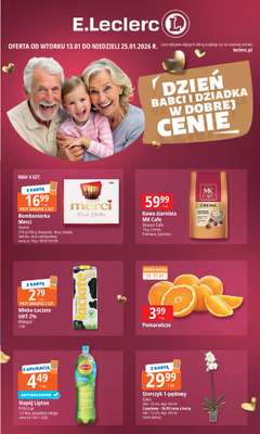 Leclerc - gazetka promocyjna Oferta E.Leclerc I Dzień Babci i Dziadka w dobrej cenie od wtorku 13.01 do niedzieli 25.01