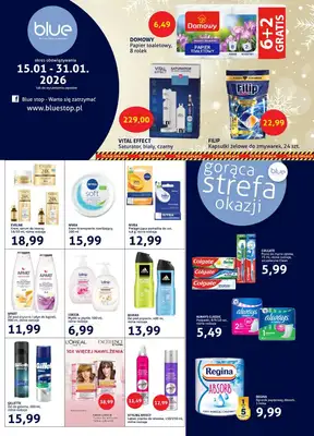 Blue Stop - gazetka promocyjna Gazetka od czwartku 15.01 do soboty 31.01